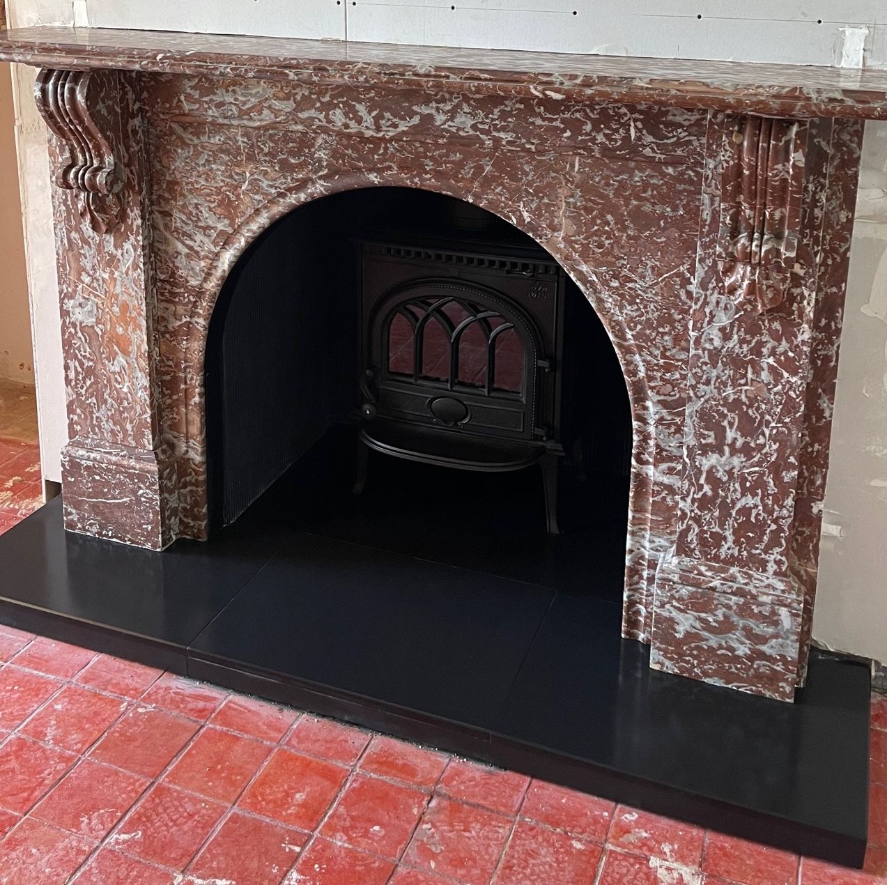 Large Red Marble Restoration