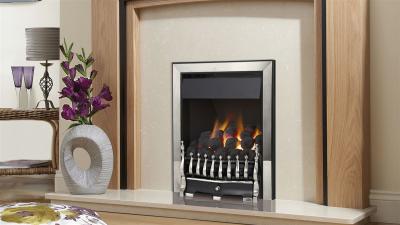 Global Fires Arana Plus Silver Gas Fire