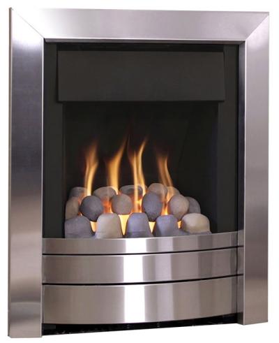 Global Fires Corda Plus Gas Fire - pebble close