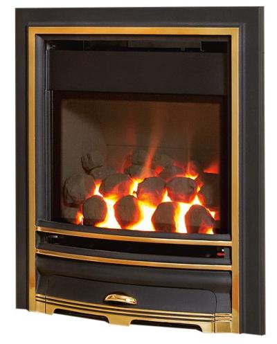 Saranda HE Gas Fire - Silver