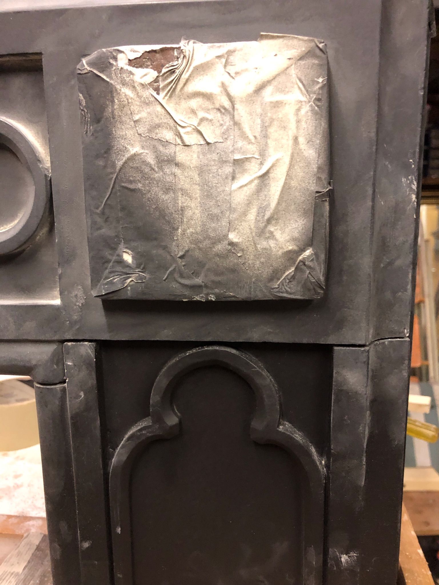 Cast Iron Fireplace Restoration 2