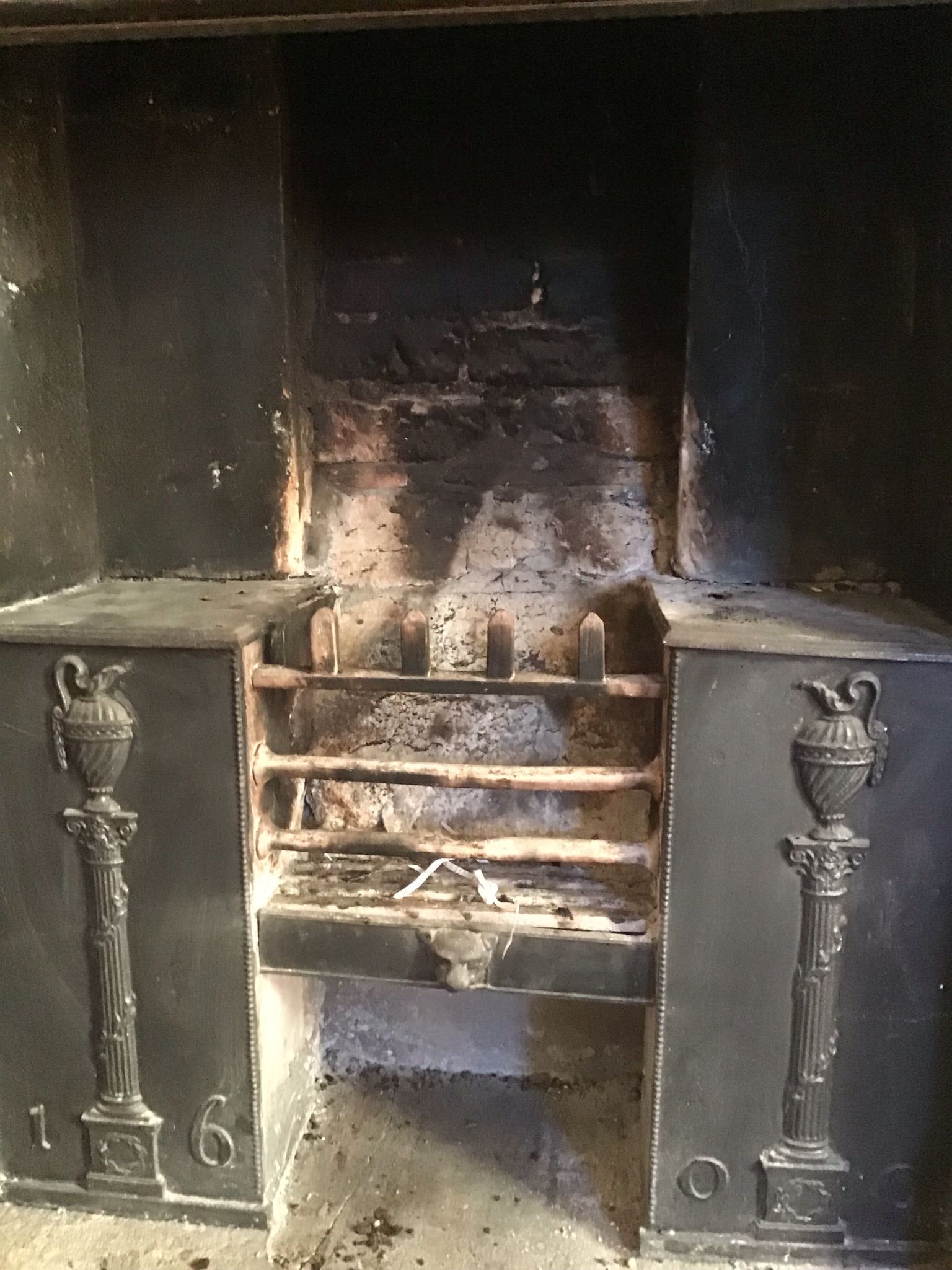 Cast Iron Fireplace Restoration 2