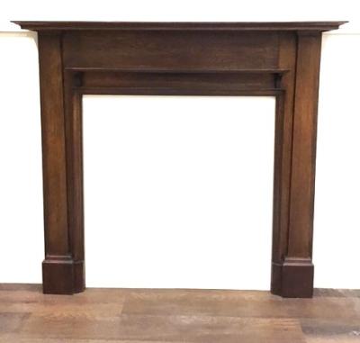 Original antique oak surround